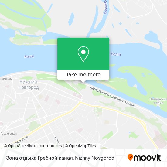 Зона отдыха Гребной канал map