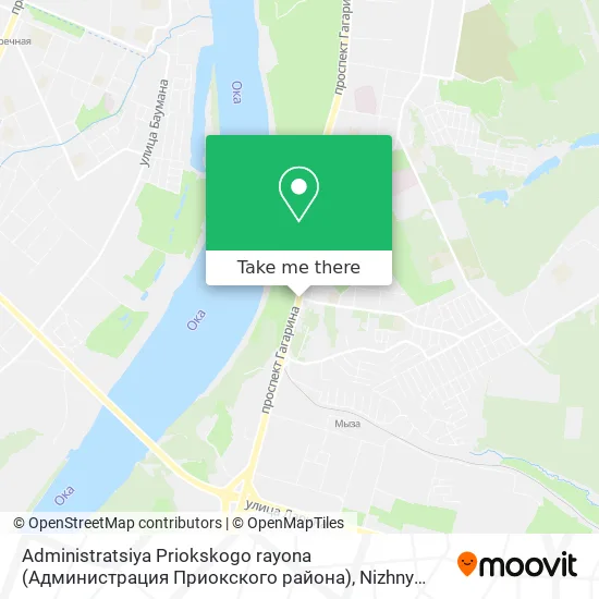 Administratsiya Priokskogo rayona (Администрация Приокского района) map