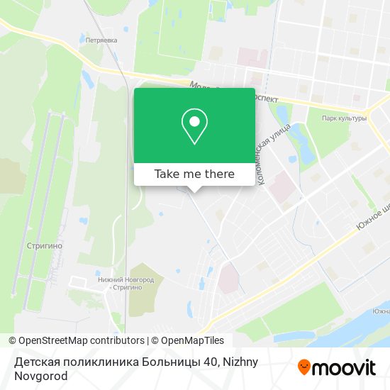 Детская поликлиника Больницы 40 map