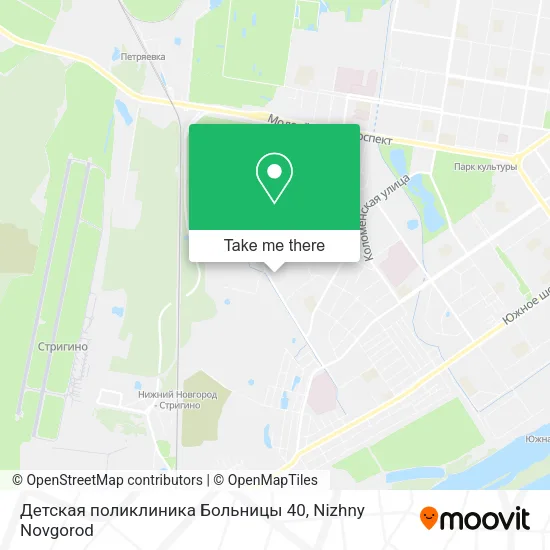 Детская поликлиника Больницы 40 map