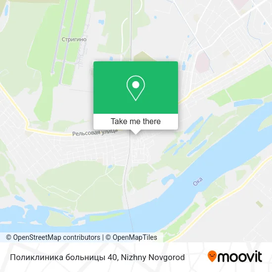 Поликлиника больницы 40 map