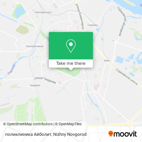 поликлиника Айболит map