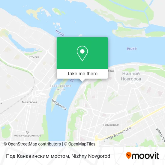 Под Канавинским мостом map
