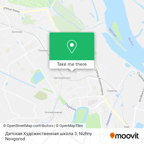 Детская Художественная школа 3 map