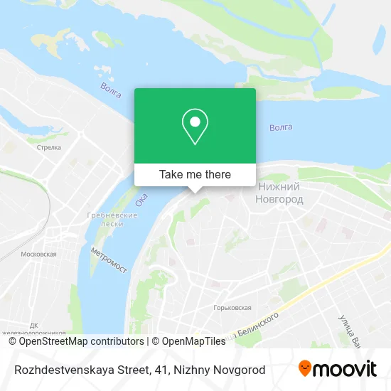 Rozhdestvenskaya Street, 41 map