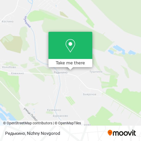 Редькино map