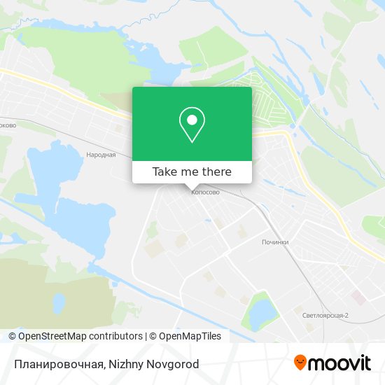 Планировочная map