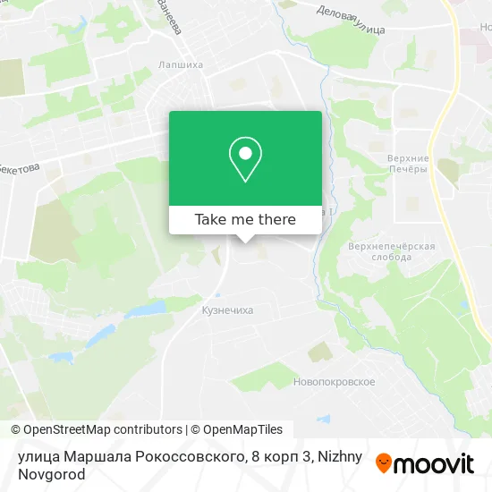 улица Маршала Рокоссовского, 8 корп 3 map