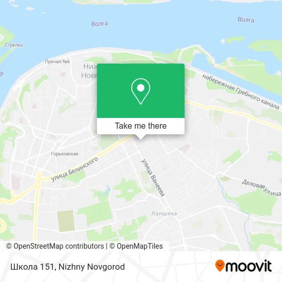 Школа 151 map