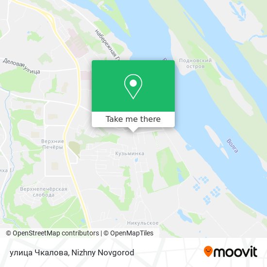 улица Чкалова map