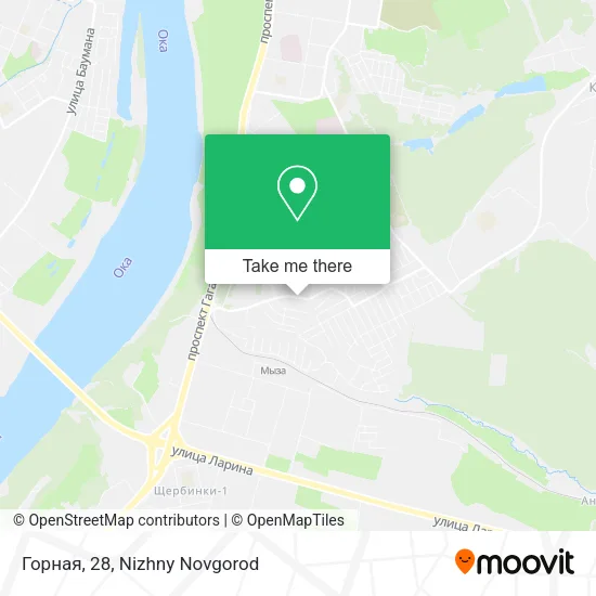 Горная, 28 map