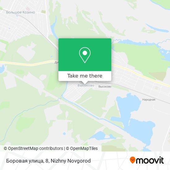 Боровая улица, 8 map