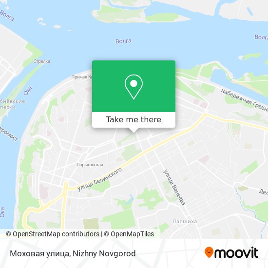 Моховая улица map