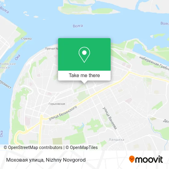 Моховая улица map