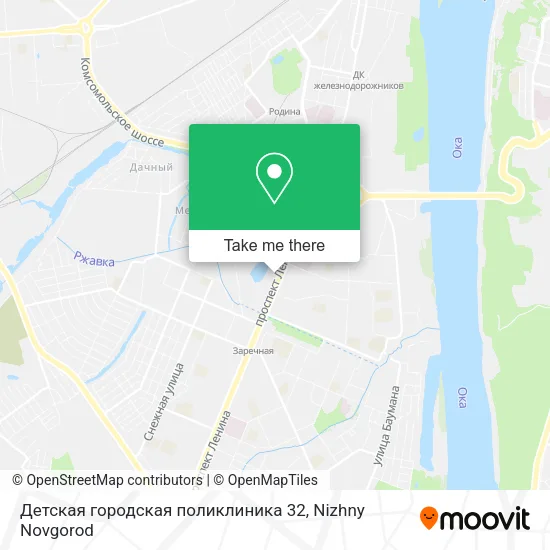 Детская городская поликлиника 32 map