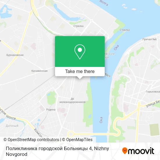 Поликлиника городской Больницы 4 map
