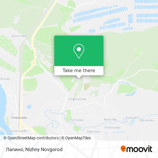 Лапино map