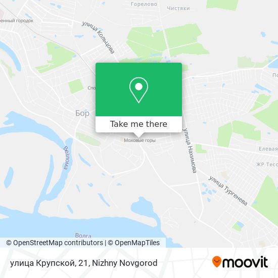 улица Крупской, 21 map