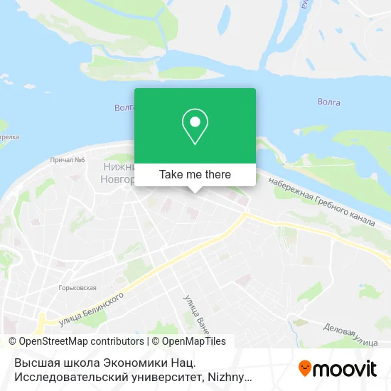 Высшая школа Экономики Нац. Исследовательский университет map