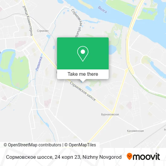 Сормовское шоссе, 24 корп 23 map