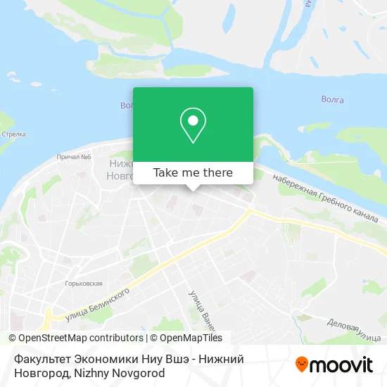 Факультет Экономики Ниу Вшэ - Нижний Новгород map