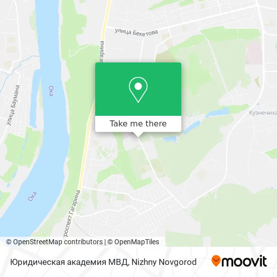 Юридическая академия МВД map