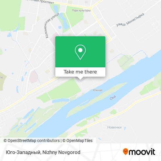 Юго-Западный map