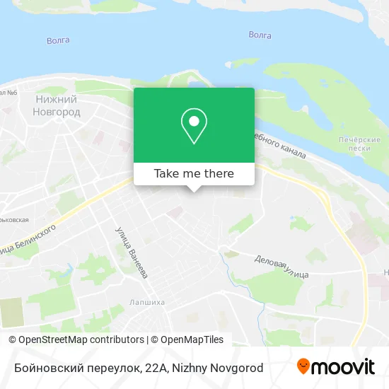 Бойновский переулок, 22А map