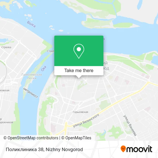 Поликлиника 38 map