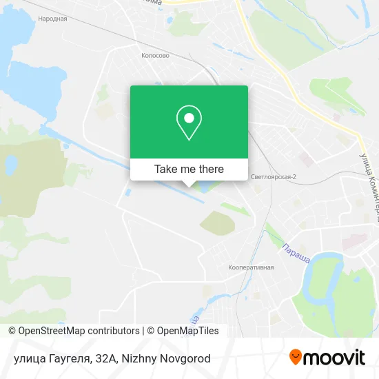 улица Гаугеля, 32А map