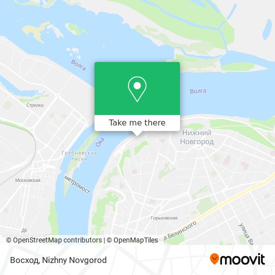 Восход map