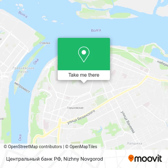 Центральный банк РФ map