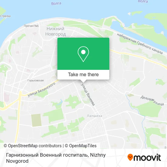Гарнизонный Военный госпиталь map