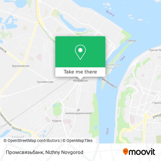 Промсвязьбанк map