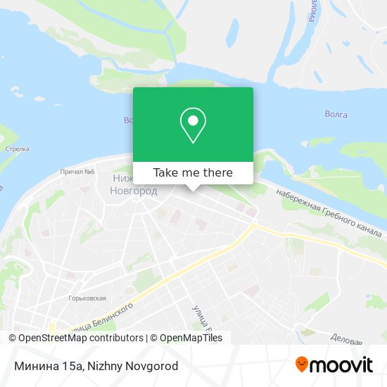 Минина 15а map