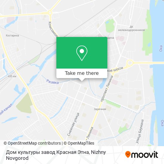 Дом культуры завод Красная Этна map