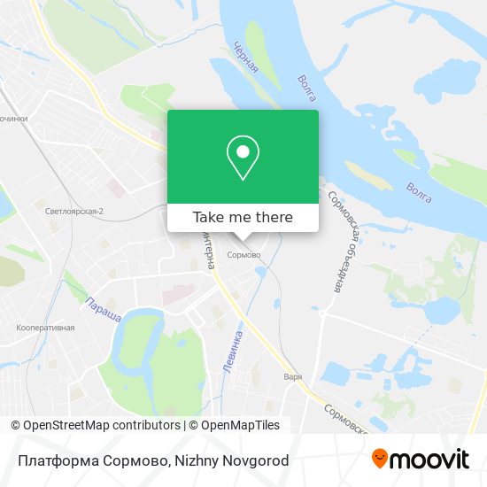 Платформа Сормово map