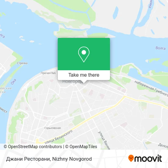 Джани Ресторани map