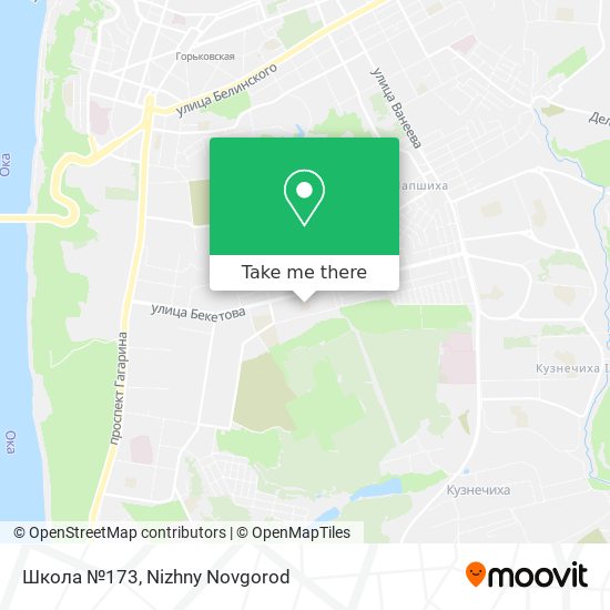Школа №173 map