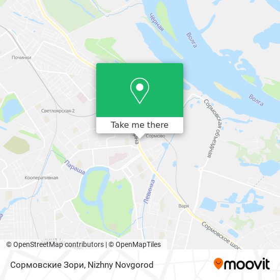 Сормовские Зори map