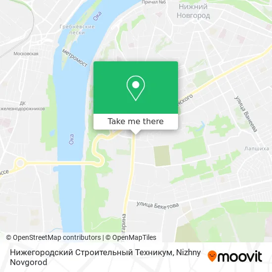 Нижегородский Строительный Техникум map
