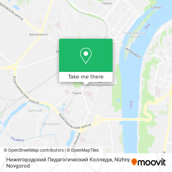 Нижегородский Педагогический Колледж map