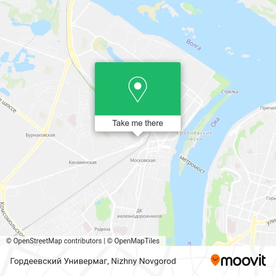 Гордеевский Универмаг map