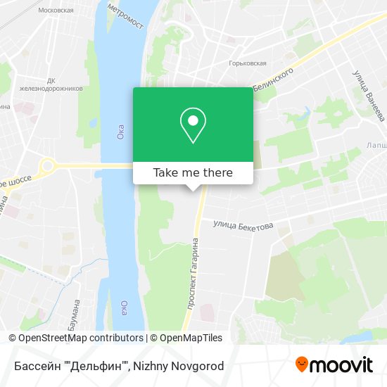 Бассейн ""Дельфин"" map