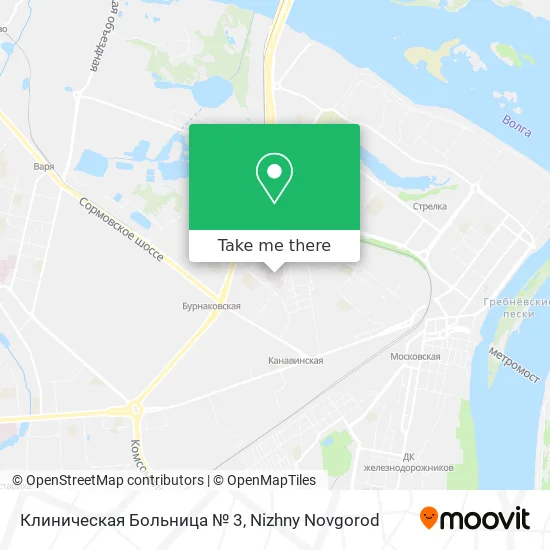 Клиническая Больница № 3 map
