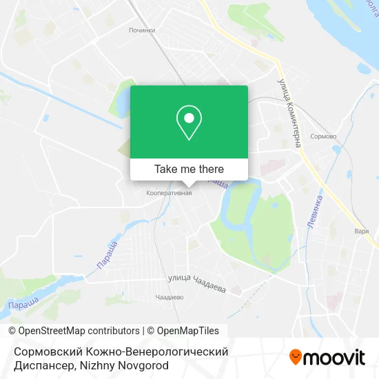 Сормовский Кожно-Венерологический Диспансер map