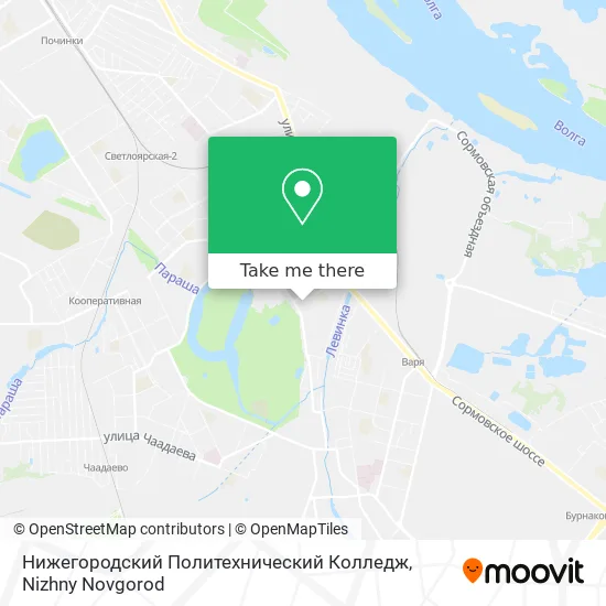 Нижегородский Политехнический Колледж map