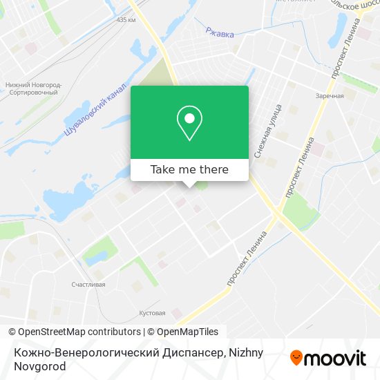 Кожно-Венерологический Диспансер map