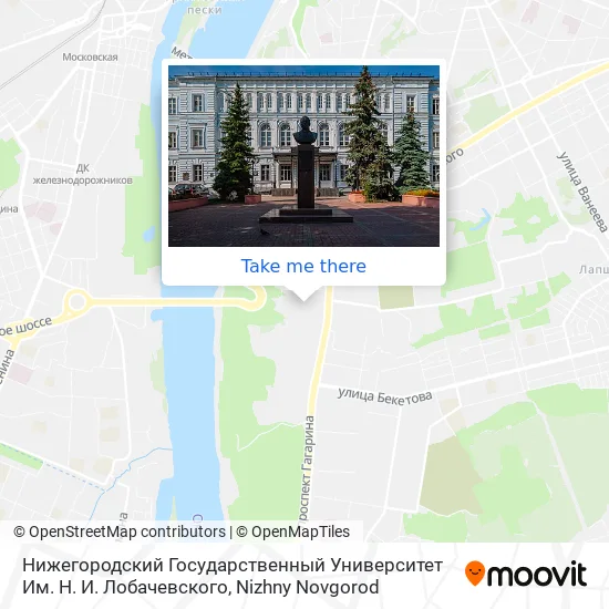 Нижегородский Государственный Университет Им. Н. И. Лобачевского map