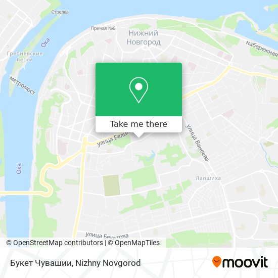 Букет Чувашии map